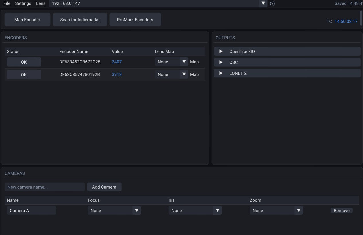 Indiemark 3 Lens Encoder