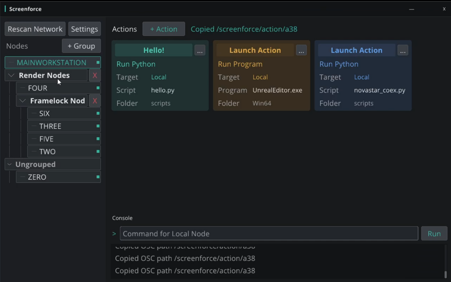 Screenforce Volume Control System